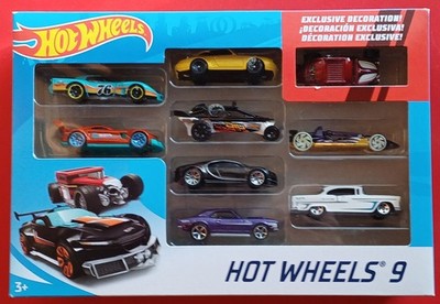 Hot Wheels 9er Pack mit PORSCHE, CORVETTE, MUSTANG, VW BEETLE  u. and. NEU&OVP