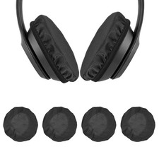 2 Pairs Headphone Ear Pads Covers 3.5"-4.3" Headset Ear Pad Cloth Cover Black