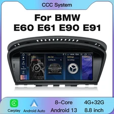 8.8" Android Navi CarPlay Touch Screen Radio for BMW E60 E61 E90 E92 CCC 2005-08