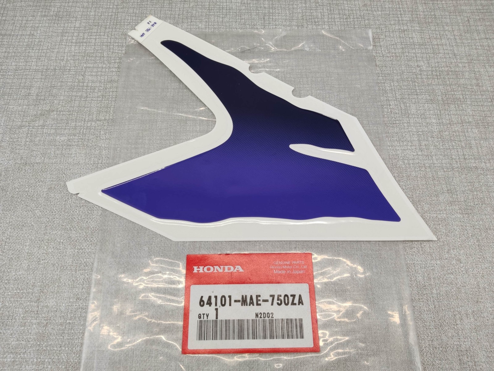 Sticker Stripe droit HONDA CB900RR 95 réparer carénage Fireblade 64101-MAE-750ZA