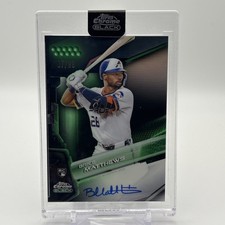 2026 Topps Chrome Black Brice Matthews RC Auto Green Refractor /99