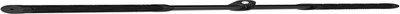 Straight Bar Cable Attachment with Fixed Ring, Non-Slip Tricep Bar