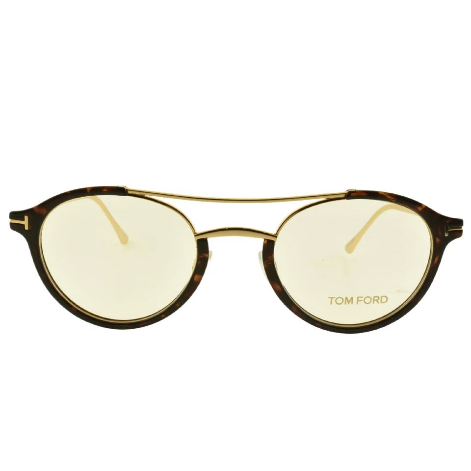 NEW! TOM FORD TF5515 052 49-22-145 Black/Gold Oval Full Rim Womens Optical Frame - Image 3 of 4