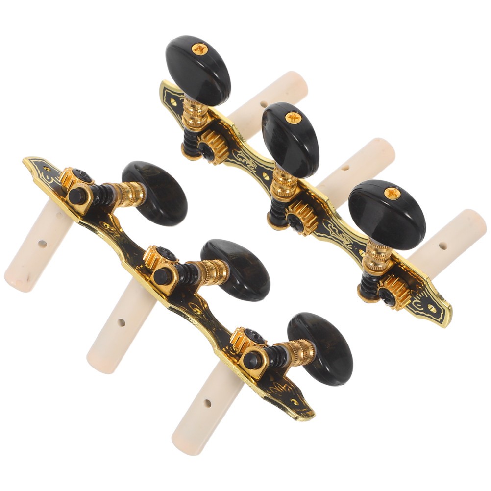 Lot de 2 chevilles d'accordage pour guitare acoustique mécaniques