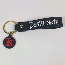 Black Silicone Death Note Keychain Accessory