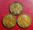 1940, 1941 & 1942 Lincoln-Cents, WHEAT REVERSE "No Mint Mark"             5549nv — photo 1