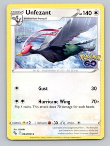 Unfezant 063/078 Pokémon GO Uncommon