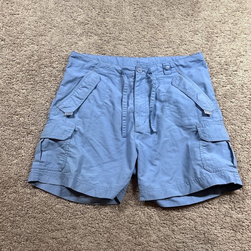 REI Nylon UPF 30+ Hiking Shorts Blue Drawstring Size XL 16/18 Girls