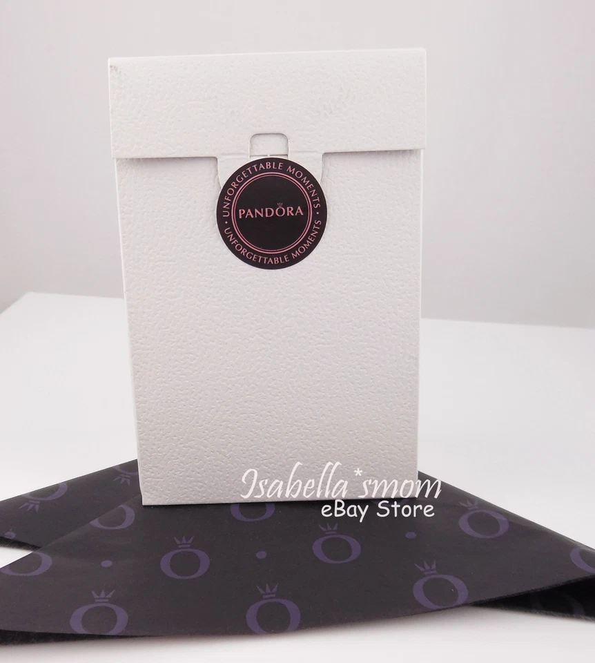 Fiore di Ciliegio Autentico Pandora Argento Smalto Rosa Ciondolo/Ciondolo Nuovo - Immagine 2 di 2