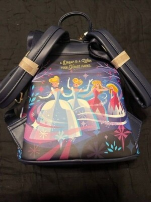 Loungefly x Disney Cinderella Castle Backpack Shoulder Bag Purse NWT Walt Disney World 50th Anniversary Cinderella Castle  main image 3