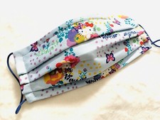 Hello Kitty Sanrio Hawaiian Face Mask Washable Handmade 100 Cotton Adults