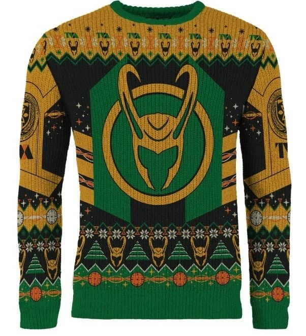 Loki MERCHOID Christmas Variant Ugly Sweater