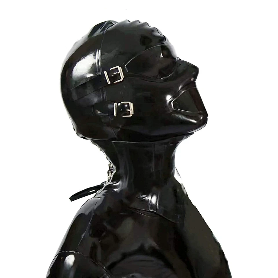 All inclusive latex head cover.Removable eye mask and mask.Can add a nasal tube - Image 3 of 4