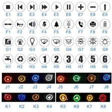 Custom Metal Push Button Switch Start Stop LED Light For Car Fog Switch 12V 24V