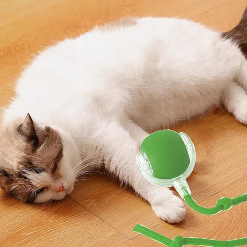 Automatic Rolling Ball Smart Cat Dog Toy Electric Pet Self-moving Kitten Game - Picture 6 of 8