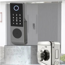 Waterproof Smart Lock Wifi Double Side Fingerprint Lock Outdoor Gate Digital