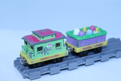 Thomas & Friends Easter Caboose Mccolls egg Car Diecast Metal Take N Play Along 