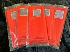 lot of 5 packages Hallmark tissue paper red