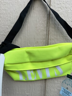 Levi's Logo Banana Sling Neon Green Crossbody Bag Fanny Pack