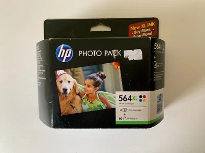 Genuine HP 564 XL Photo Value Pack Ink Cartridge Photo Paper 05/2020 - image 1 of 4