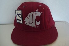 WASHINGTON STATE COUGARS FITTED 6 5/8 DEADSTOCK HAT CAP VINTAGE C5