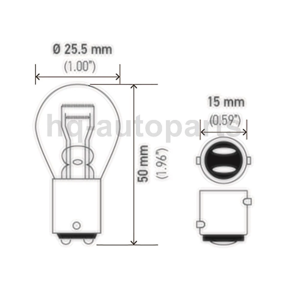 Bombilla de respaldo para Pontiac Grand LeMans 1980 Foto 2 de 4