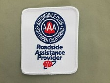 AAA Roadside Assistance Embroidered Iron On Patch