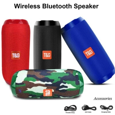 Wireless Bluetooth Speaker Waterproof Outdoor Stereo Bass USB/TF/FM Radio LOUD