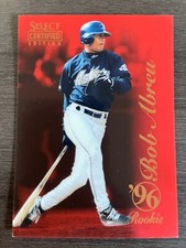 1996 Select Certified Bobby Abreu Certified Red Foil RC #104 print run /1800