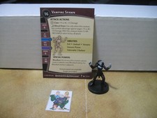  Dungeons and Dragons DUNGEONS OF DREAD Vampire Spawn 23/60 with card 