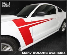 Ford Mustang Side Speed Accent Stripes Decals 2010 2011 2012 2013 2014 Pro Motor