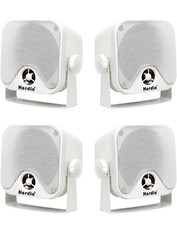 4 Herdio 4 Inch Marine Speakers Boat Waterproof - 240W Outdoor Speakers Surface