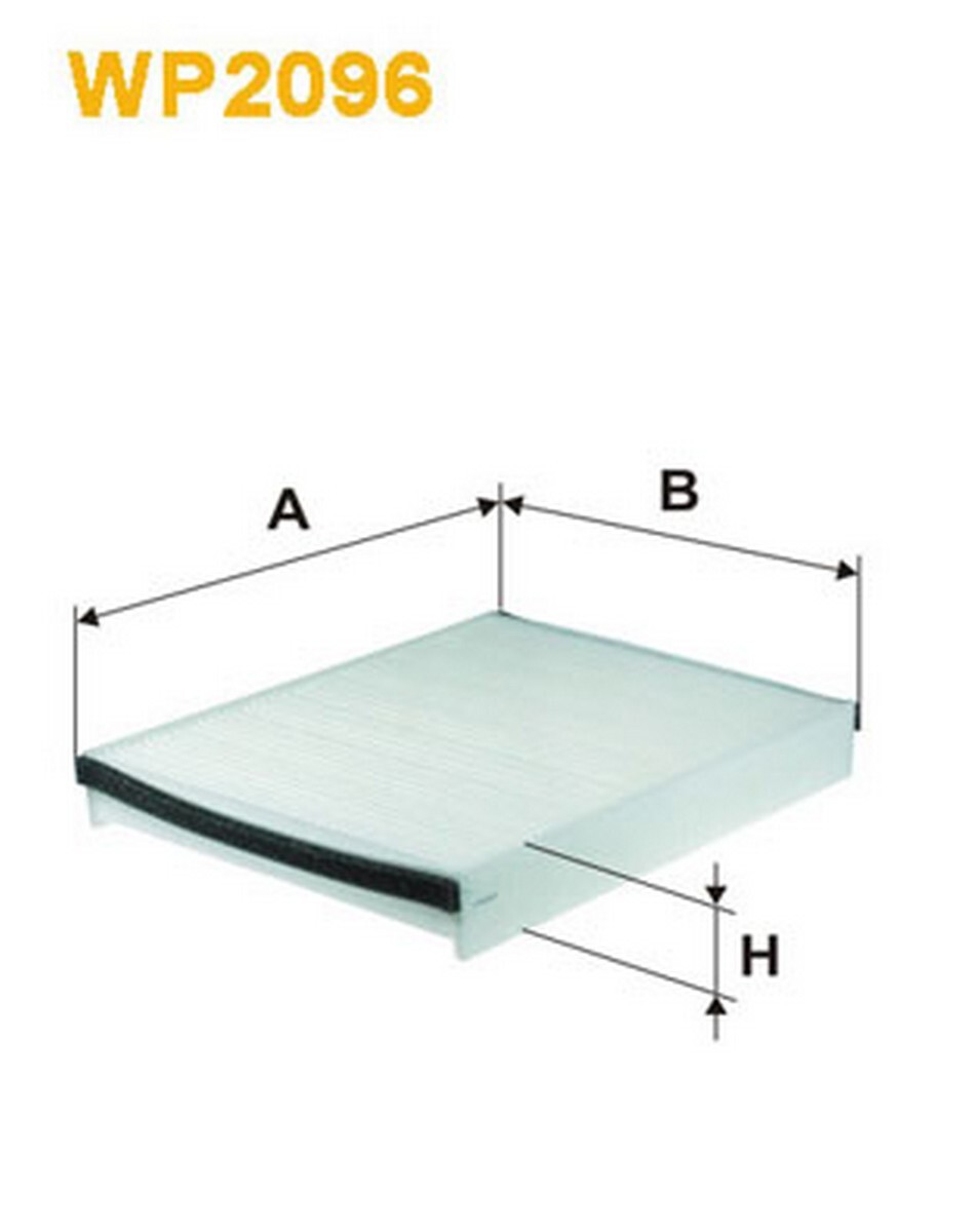 WP2096 FILTRO ABITACOLO PER Ford Focus III Tre Volumi 2.0 TdCi 110 KW 150 CV
