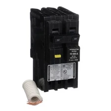 Square D - HOM230GFIC Homeline Circuit Breaker, 30-Amp, 120/240V, 2-Pole, GFCI