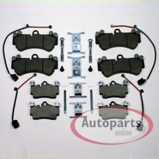 Bremsbeläge + Zubehörsatz + Sensoren vorne + hinten für Porsche Cayenne [955]