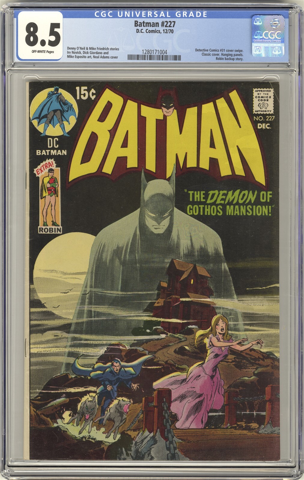 Batman 227 CGC 8.5 HIGH GRADE DC Comic KEY Detective Comics 31 Cover