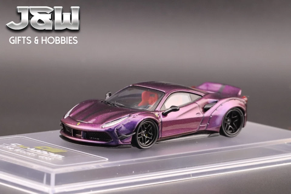 CM Model LBWK Liberty Walk 488 Widebody Chameleon 1/64 - Image 3 of 4