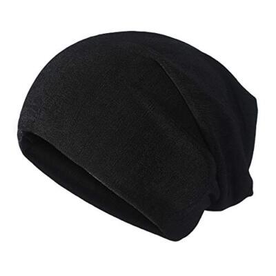 Women Fashion Knit Slouchy Beanie Hat Thin Stretch One Size  display picture 1