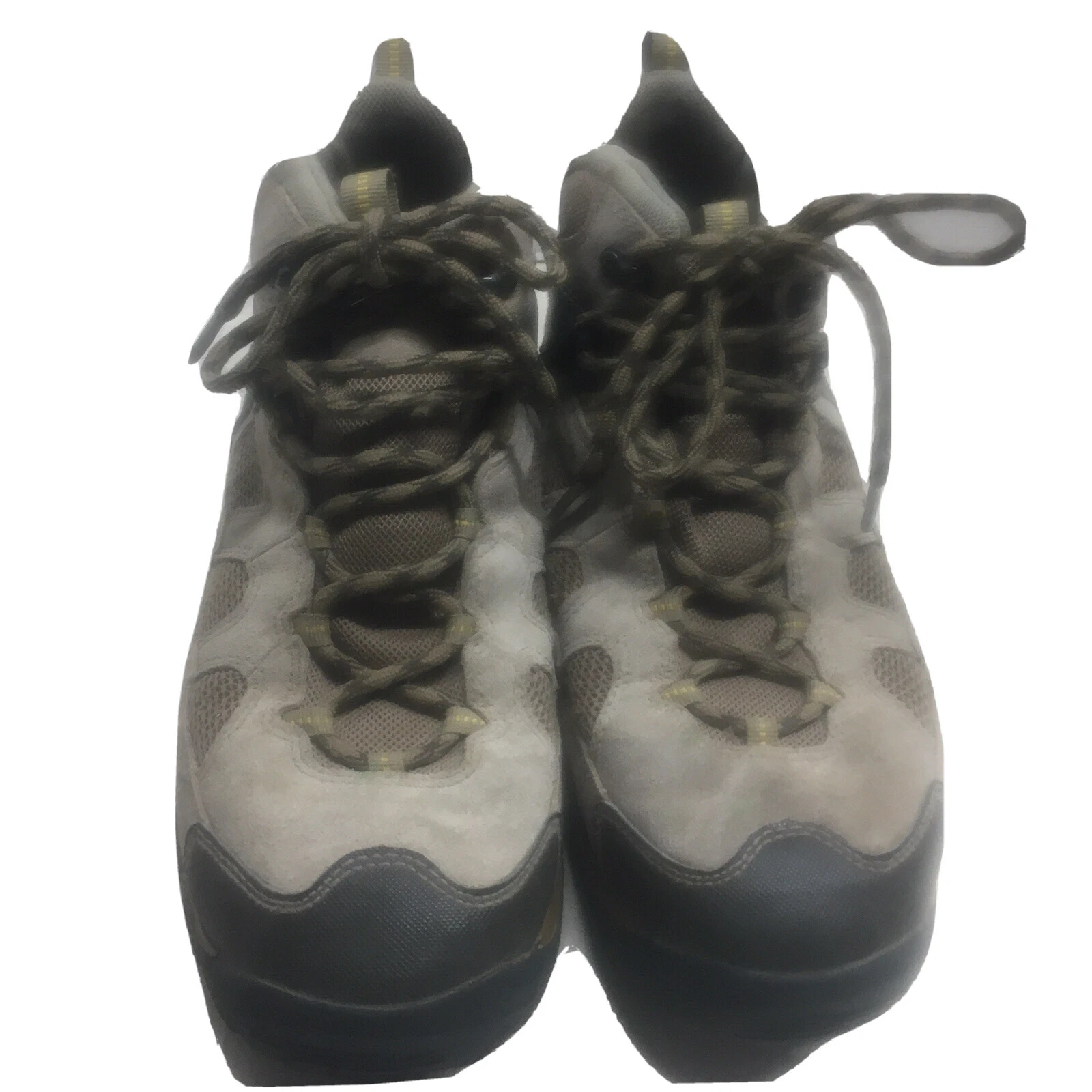 Columbia Hiking Boots Men9.5 Tan&Black Leather Gorpcore Waterproof Hightop Shoes
