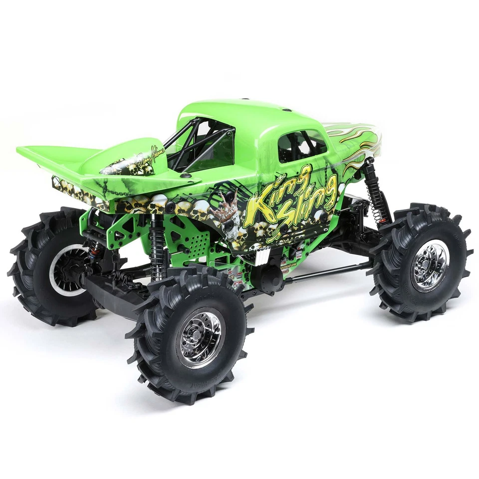Losi LOS04024T1 1/8 LMT 4WD Solid Axle Mega Truck Brushless RTR King Sling Green - Image 4 of 4