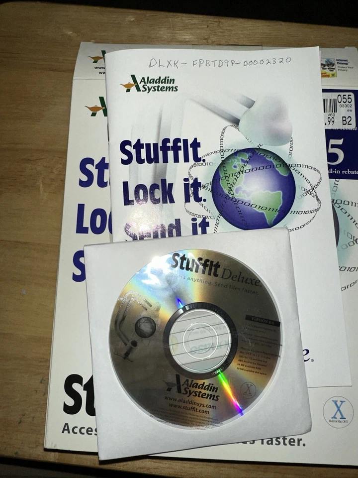 StuffIt Deluxe 8.0 Aladdin Systems Compression Solution For Macintosh Mac - Image 4 of 4