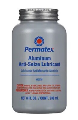 Lot of 12! Permatex 80078 Anti-Seize Lubricant Set with Brush Top Bottle