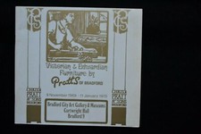 VICTORIAN & EDWARDIAN FURNITURE BY PRATTS OF BRADFORD EXHIBITION CATALOGUE 1970