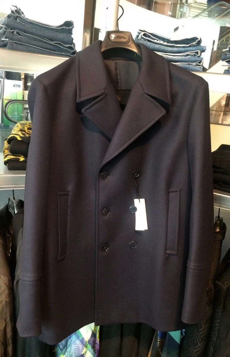 Versace peacoat sale
