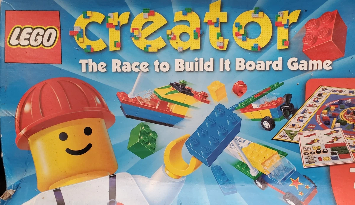 Urter Kunde skæbnesvangre Lego Creator The Race to Build It Board Game Parts and Pieces UPC  0072348030933 | eBay