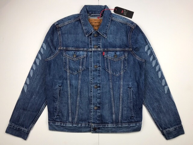 Levi's X Justin Justin Timberlake Fresh Leaves Denim Trucker Levi's X Justin Justin Timberlake Fresh Leaves Denim Trucker