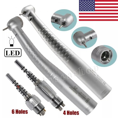 Yabang Dental Fiber Optic High Speed Handpiece 4/6Hole LED Swivel Coupling