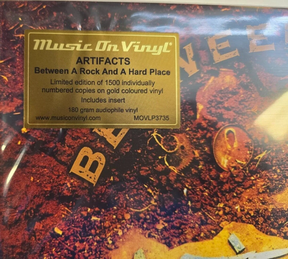 Artifacts Between A Rock And A Hard Place LP Album vinyl record limited Gold - Image 3 of 4