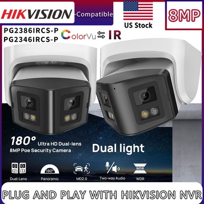 VIKYLIN Dual Light 180° view 4MP/8MP 4K ip camera Colorvu+IR Factory direct US