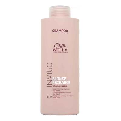 Wella Invigo Blonde Recharge Refreshing Shampoo, 1000ml